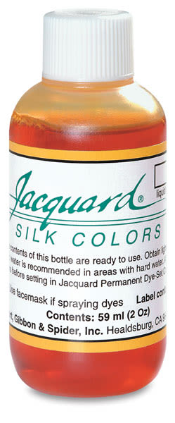 Jacquard Silk Dye - Apricot, 2 oz bottle