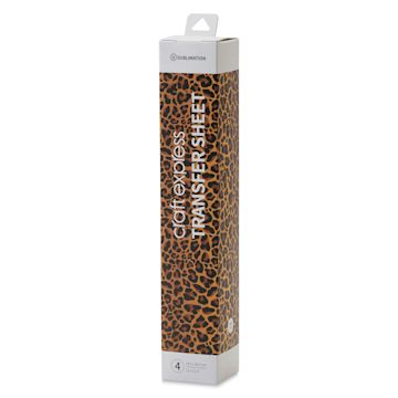 Open in modal - Craft Express Sublimation Pattern Transfer Sheets - Wild Leo, 12" x 12", Pkg of 4 front of box