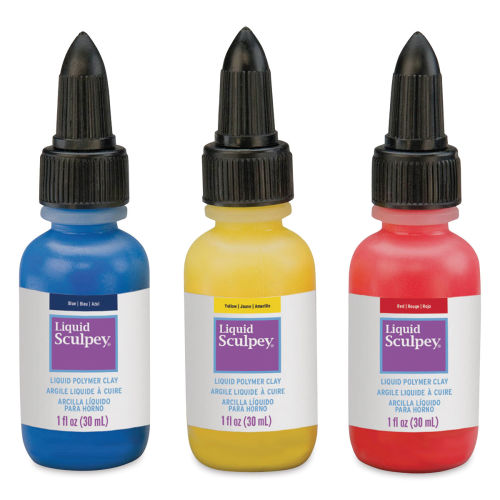 Liquid Sculpey Multi-Pack - Primary Colors Multi-Pack, Set of 3
