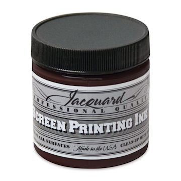 Open in modal - Jacquard Screen Printing Ink - Brown, 4 oz