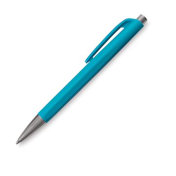 Open in modal - Caran d'Ache Infinite Ball Point Pen - Turquoise, Blue Ink