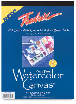 Watercolor Canvas, 10 Sheet Pad
