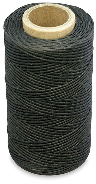 Realeather Waxed Thread, Black