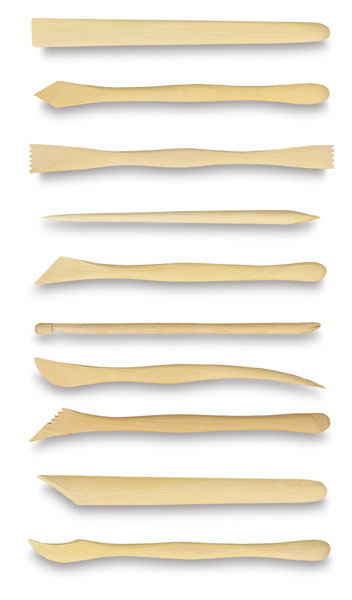 Boxwood Clay Tools - Set of 10, 8'