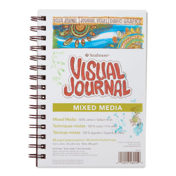 Strathmore Mixed Media Visual Journal - 8" x 5-1/2", front cover