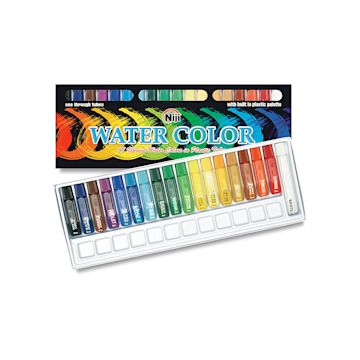 Open in modal - Niji Watercolors - Assorted Colors, Set of 18, 6 ml Tubes (Shown out of packaging.)
