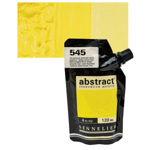 Sennelier Abstract Acrylic - Cadmium Yellow Lemon Hue, 120 ml pouch