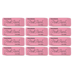 Pink Pearl Eraser - Small, Box of 12