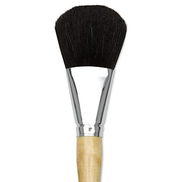 Open in modal - Dynasty Red-Letter Camel Hair Brush - Super Mop, Short Handle, Large close up