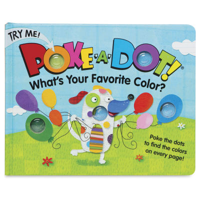 Melissa & Doug Poke-A-Dot Book - Front cover of Favorite Color Book