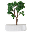 Schulcz Scale Model Trees - Leafy Tree, Metal Trunk, 100 mm, Single