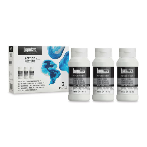 Liquitex Pouring Medium - Trial Set of 3, Bottles