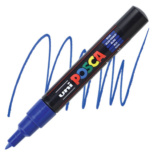 Posca Acrylic Paint Marker 0.7-1mm X-Fine Tip Basic Colors Set of 16