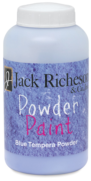 Richeson Powder Tempera Paint - Black, 1 lb Jar