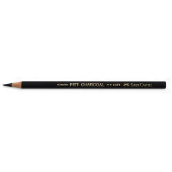 Faber-Castell Pitt Charcoal Pencils - Soft Charcoal Pencil shown horizontally