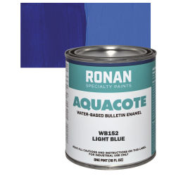 Ronan Aquacote Water-Based Acrylic Color - Light Blue, Pint