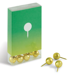 artPOP! Ball Push Pins (Three push pins in front of packaging)