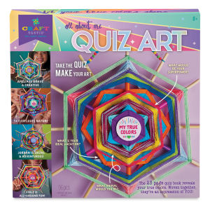 Craft-Tastic All About Me Quiz Art Kit (Front of packaging)
