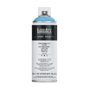 Liquitex Professional Spray Paint - Phthalo Blue (Red Shade) 7, 400 ml can