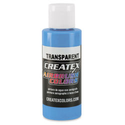 Createx Airbrush Color - 2 oz, Transparent Maui Blue
