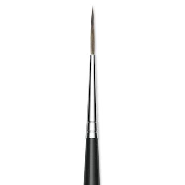 Open in modal - Da Vinci Casaneo Synthetic Squirrel Watercolor Brush - Rigger, Size 0, Short Handle, Synthetic, close-up