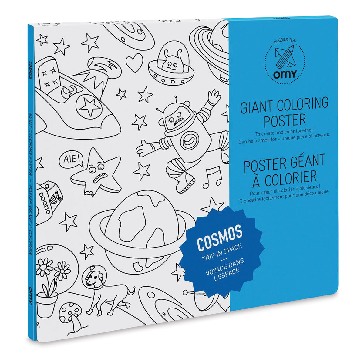 Omy | Giant Coloring Poster - Cosmos