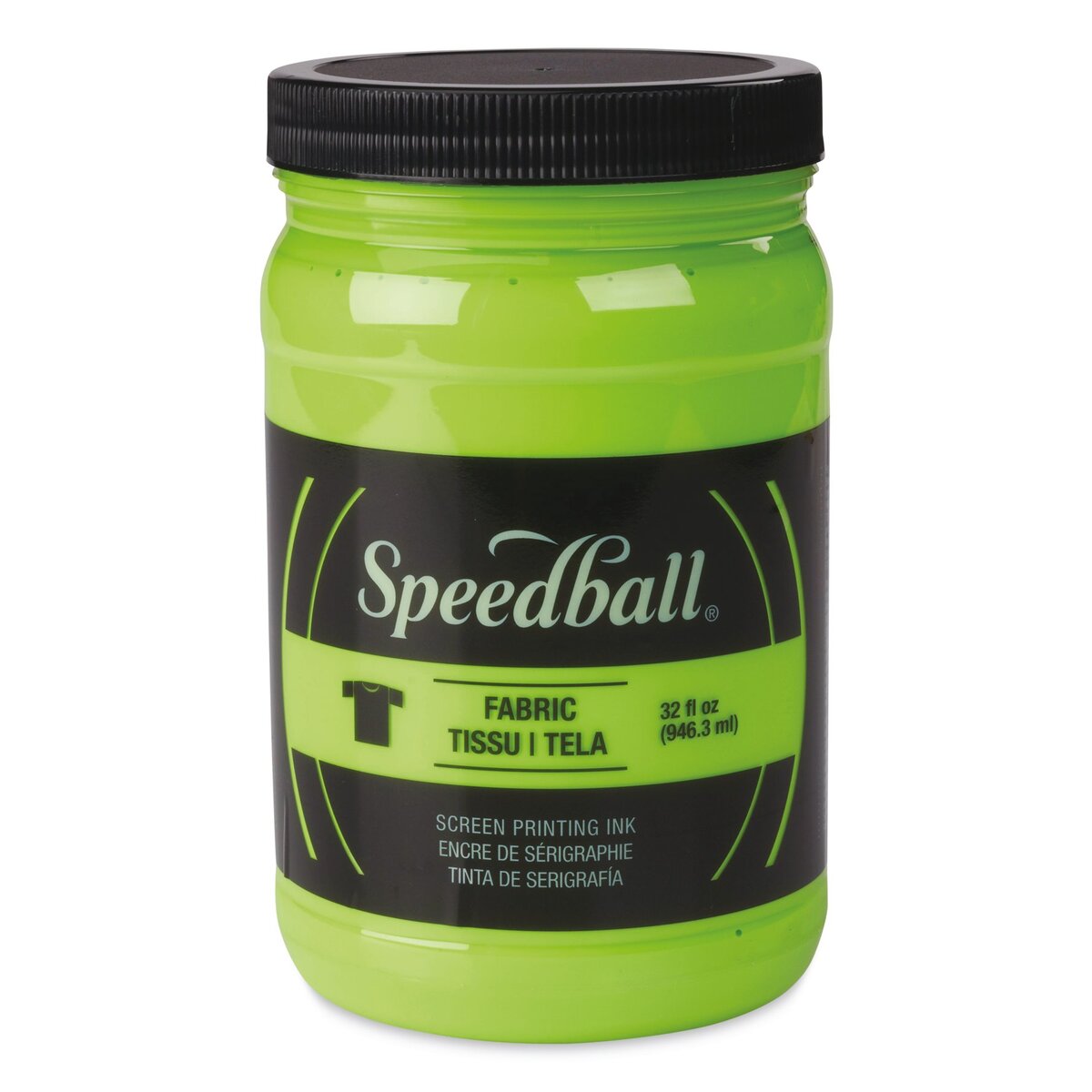 Speedball Opaque Fabric Screen Printing Ink 32 oz Jar - Emerald