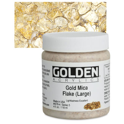 Gold Mica Flake (Large)
