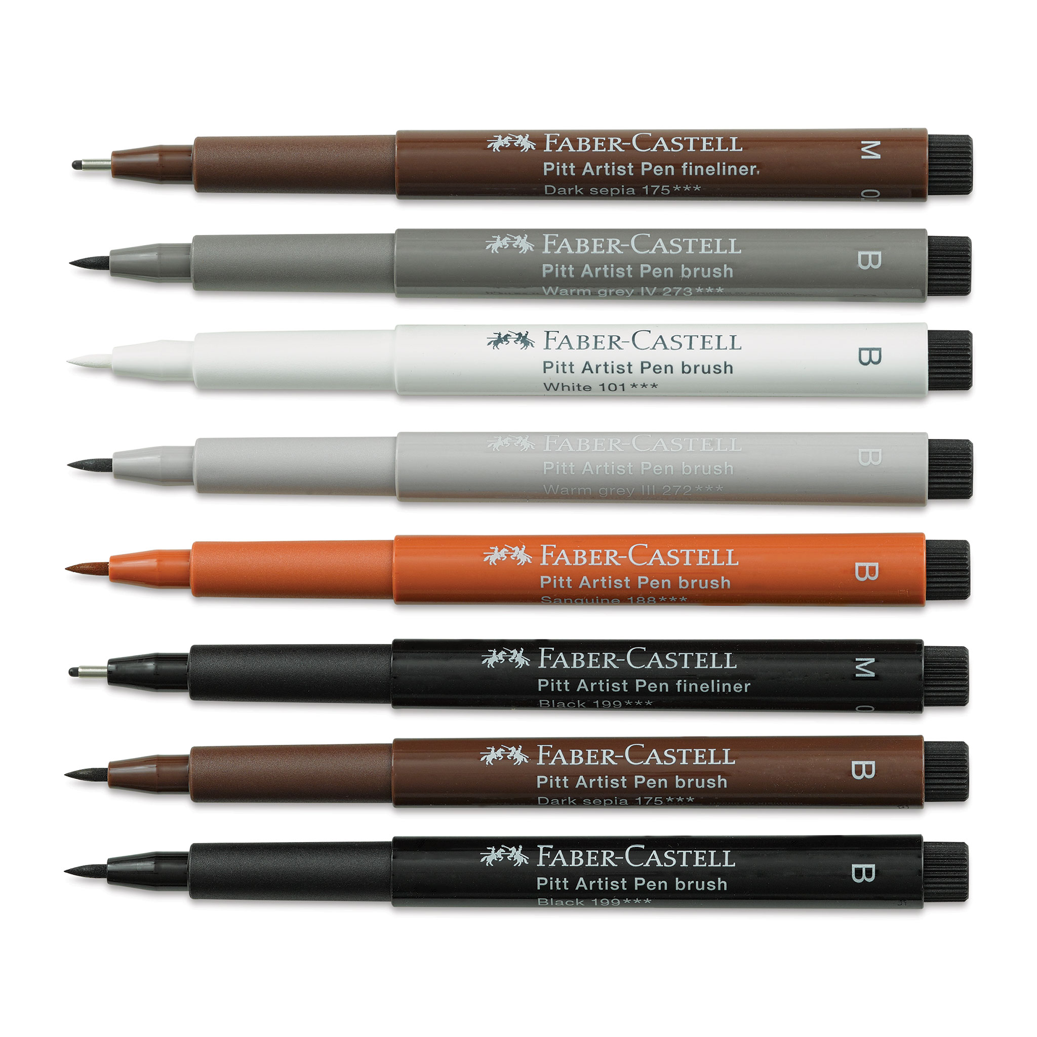 Faber-Castell Pitt Artist Brush Pen Set - Portrait