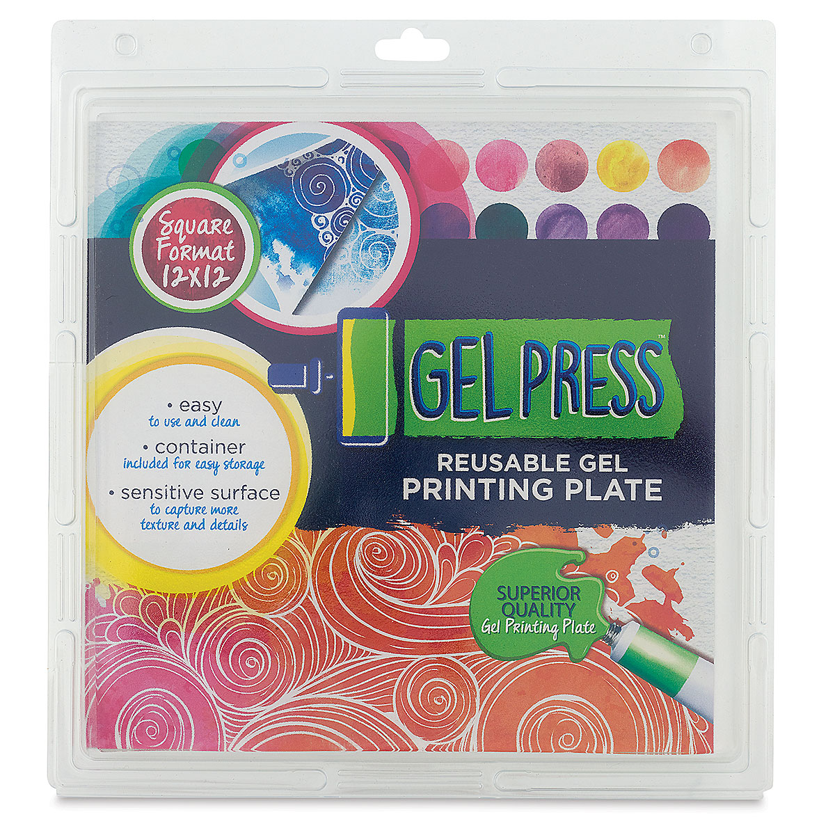 Gel Press Printing Plate - Square, 12 x 12