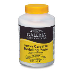 Winsor & Newton Galeria Heavy Carvable Modeling Paste - 500 ml bottle