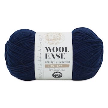 Open in modal - Lion Brand Wool-Ease Roving Origins Yarn - Navy, 299 yds