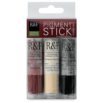 R & F Pigment Sticks-Set of 3 Assorted  Outside of Package
