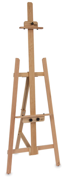Autry A-Frame Easel - Angled view of set up easel