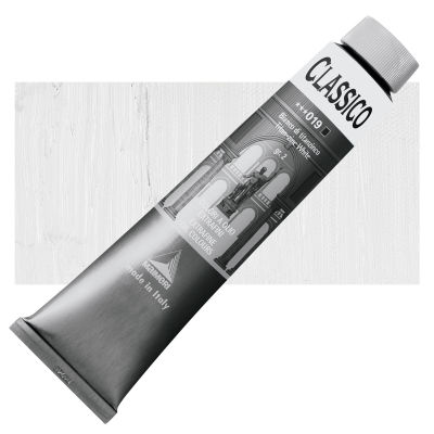 Maimeri Classico Oil Color - Titanium Zinc White, 200 ml tube