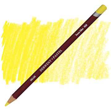 Open in modal - Derwent Pastel Pencil - Process Yellow pencil and swatch