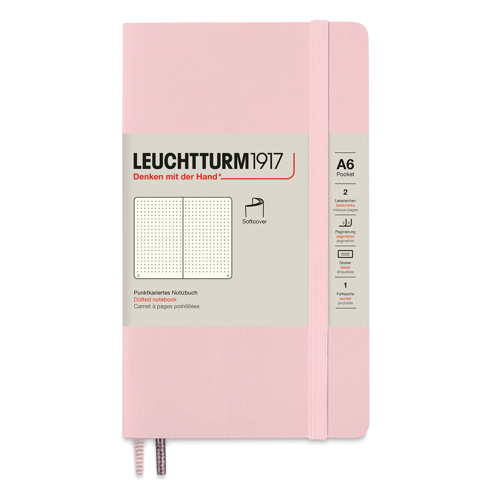 Leuchtturm1917 A6 Pocket Softcover Dotted Notebook - Sage