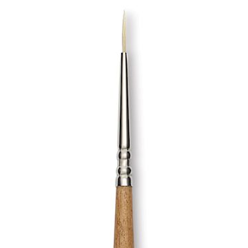 Open in modal - Escoda Futura Synthetic Bristle Brush - Series 5400, Round, Size 2/0, Long Handle, close-up