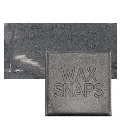 Enkaustikos Wax Snaps Encaustic Paints - Antique Silver Pearl, 40 ml cake