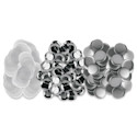 Neil Metal Buttons - diameter, Pkg of 100