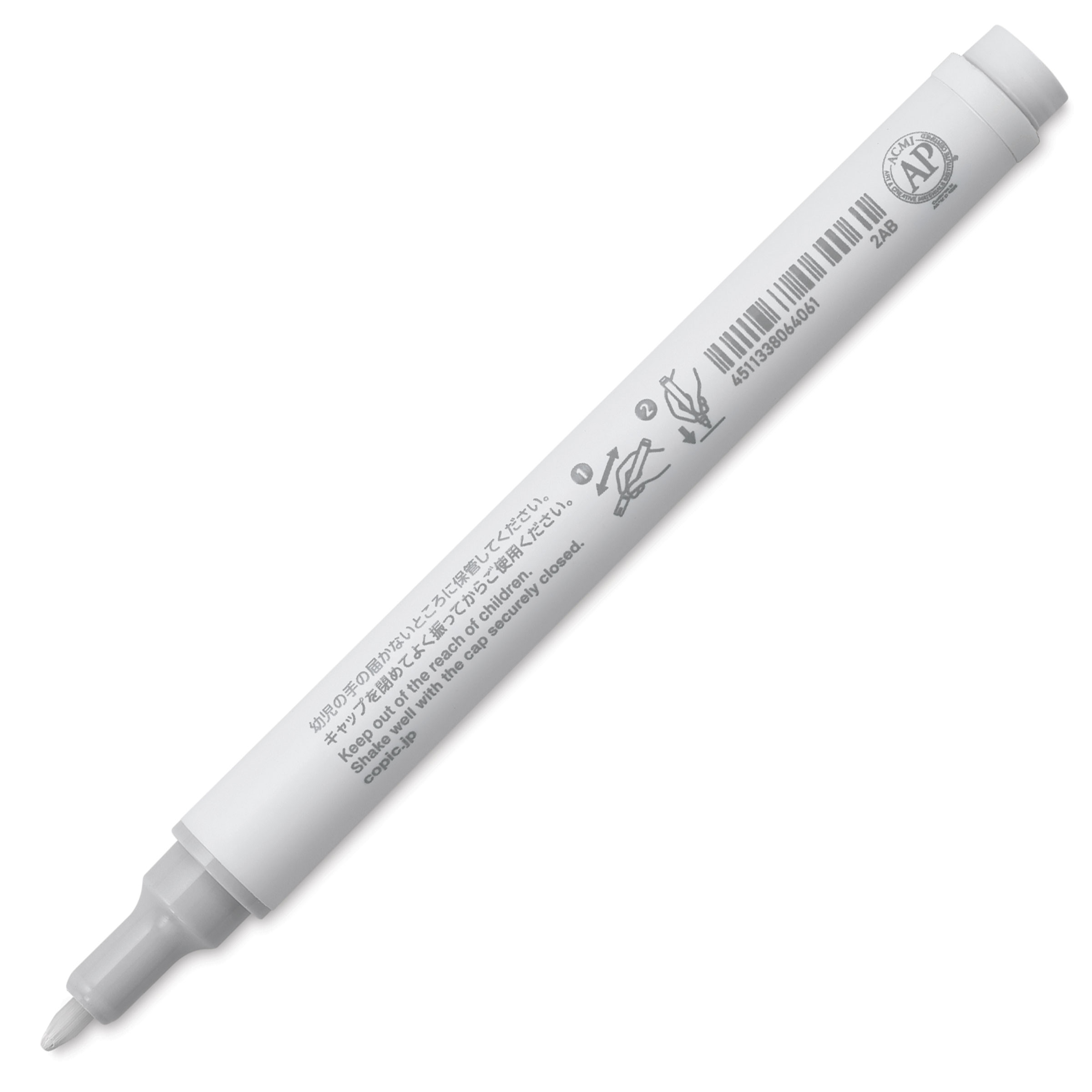 【確認中】Copic acurea スノーホワイト・リッチブラック Copic Acrea Paint Marker - Snow White 001 | BLICK Art Materials