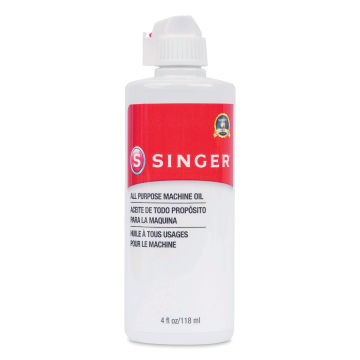 Singer All Purpose Machine Oil - 4 oz, front of the bottle