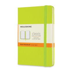 Moleskine Classic Hardcover Notebook - Lemon Green, Ruled, 5-1/2" x 3-1/2"