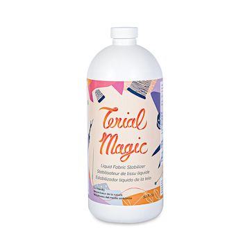 Open in modal - Terial Magic Fabric Stabilizer Spray - Front of 32 oz Refill Bottle