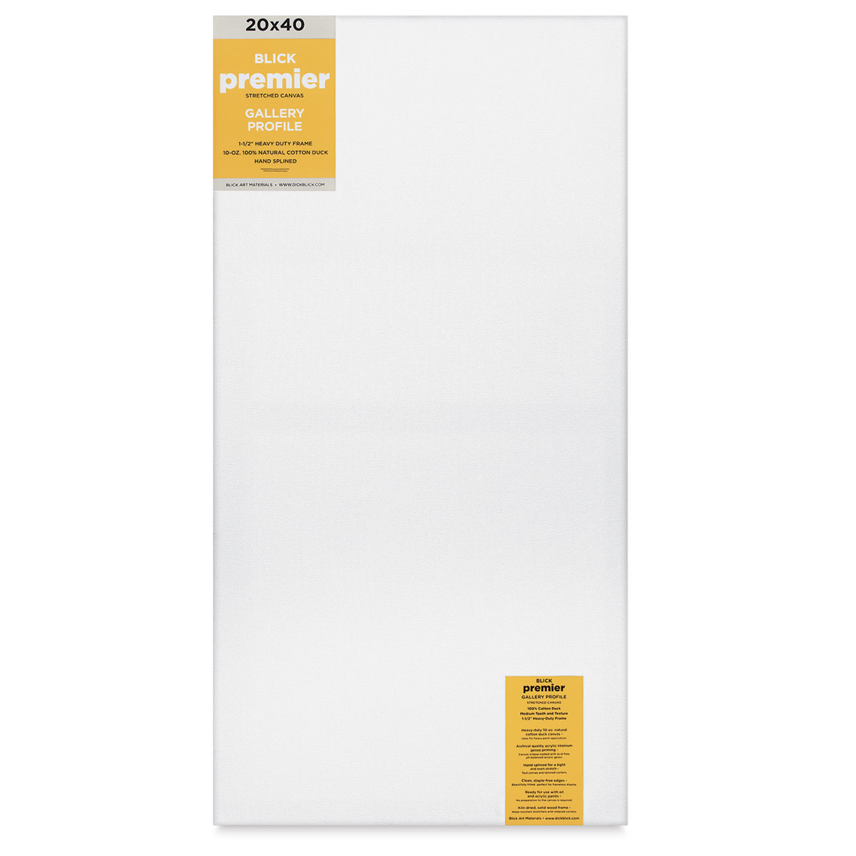 4 x 6 Gallery Depth 1-1/2 Profile Stretched Canvas 5-Pack — TCP