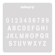 Vallejo Letters and Numbers Hobby Stencils