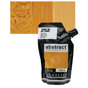 Sennelier Abstract Acrylic - Yellow Ochre, 120 ml pouch