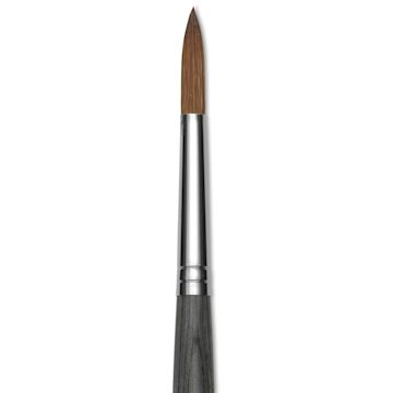 Open in modal - Da Vinci Colineo Synthetic Kolinsky Sable Brush - Round, Size 16, Long Handle, close-up