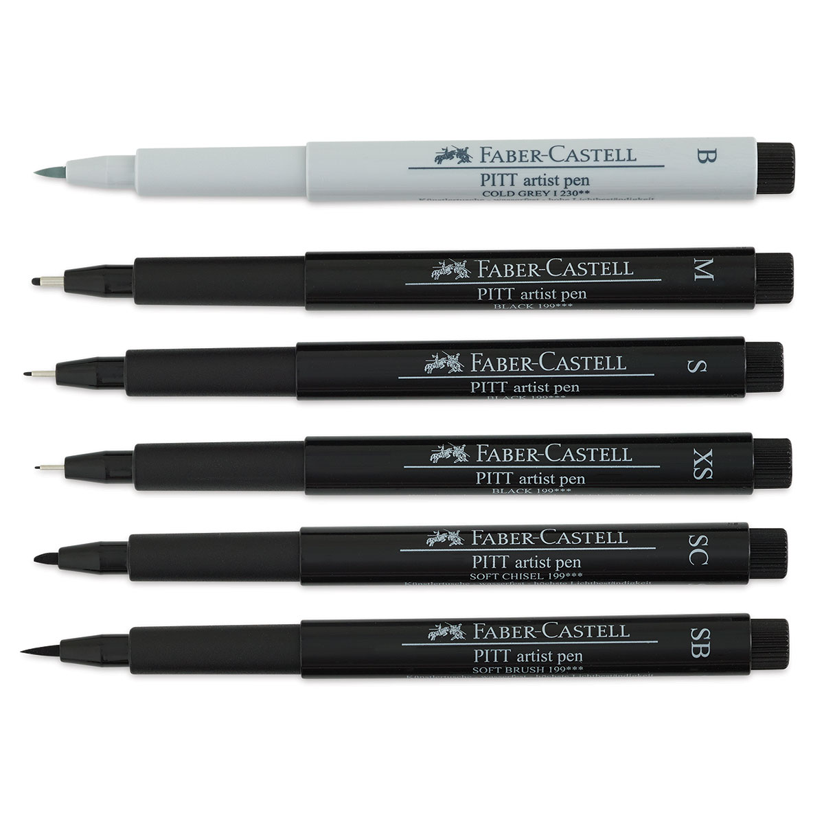 Faber-Castell PITT Artist Pen - B Brush - Cold Grey I 230
