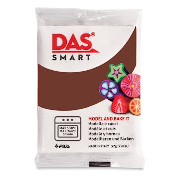 Open in modal - DAS Smart Polymer Clay - Chocolate, 2 oz